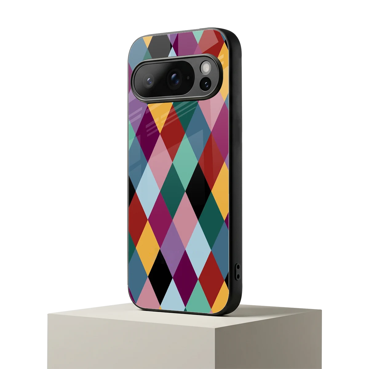 Diamond Palette google pixel 10 pro mobile cover | shockproof glass phone case