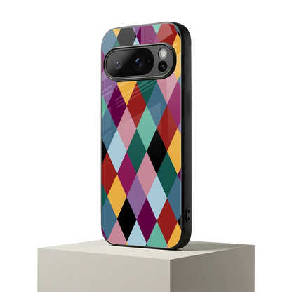 Diamond Palette google pixel 10 pro mobile cover | shockproof glass phone case