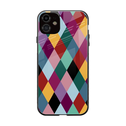 Diamond Palette back phone cover | glass case for iphone 12
