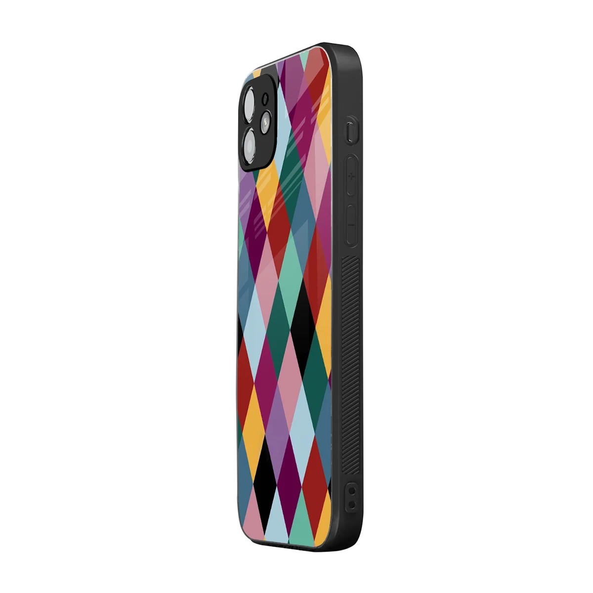 Diamond Palette iphone 12 mobile cover | shockproof glass phone case