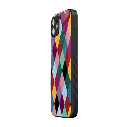 Diamond Palette iphone 12 mobile cover | shockproof glass phone case