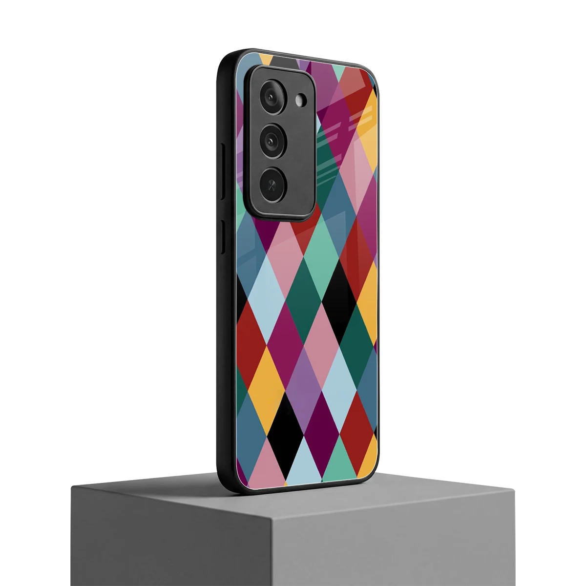 Diamond Palette redmi 15 5g mobile cover | shockproof glass phone case