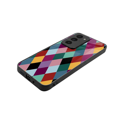 Diamond Palette stylish phone case for redmi 15 5g | glossy glass and slim fit