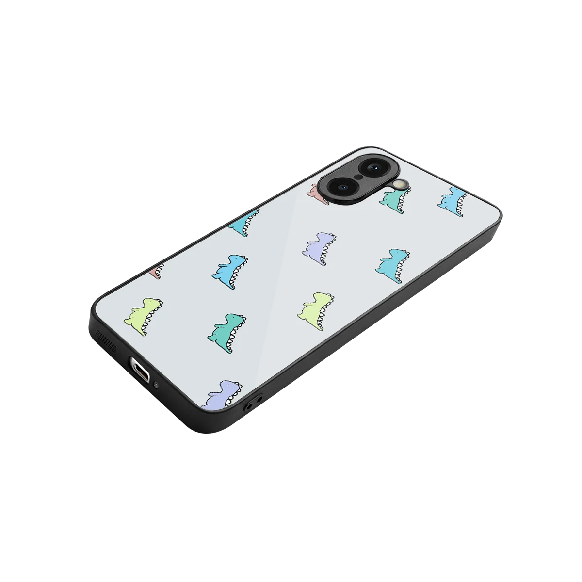 Dino stylish phone case for oneplus nord ce5 5g | glossy glass and slim fit