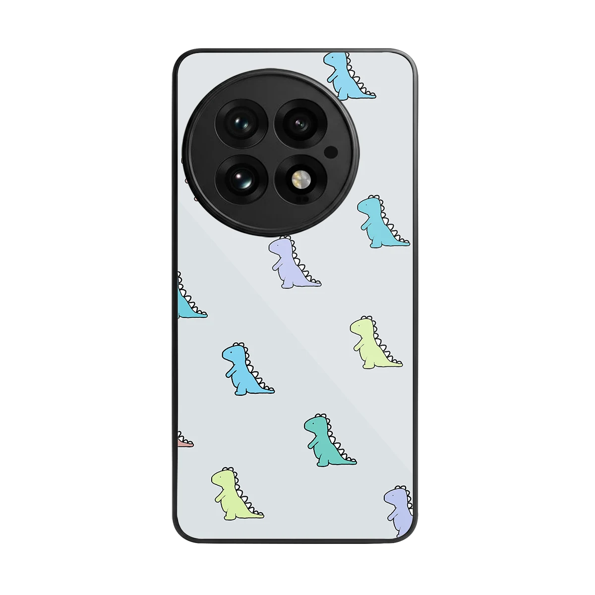 Dino back phone cover | glass case for oneplus 13