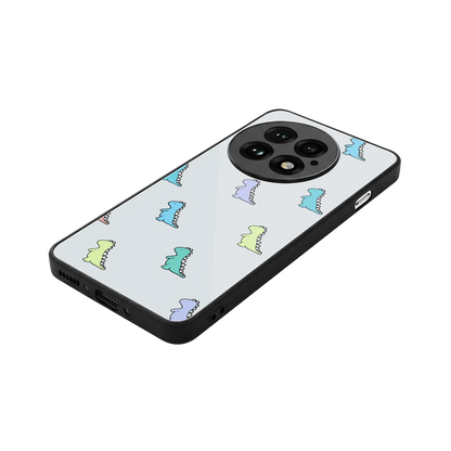 Dino stylish phone case for oneplus 13 | glossy glass and slim fit