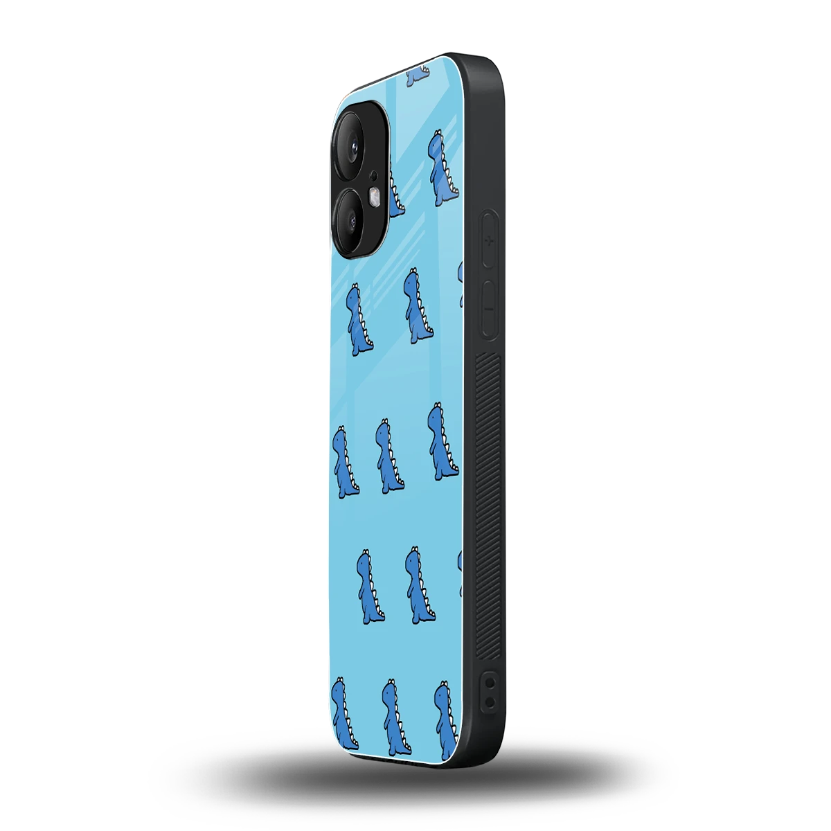 Dino Blue nothing phone 2 mobile cover | shockproof glass phone case