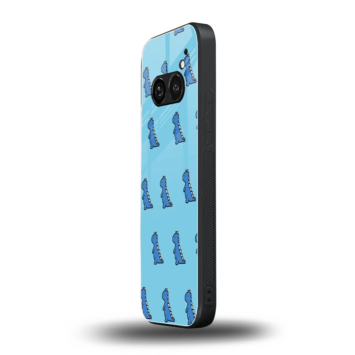 Dino Blue nothing phone 2a mobile cover | shockproof glass phone case