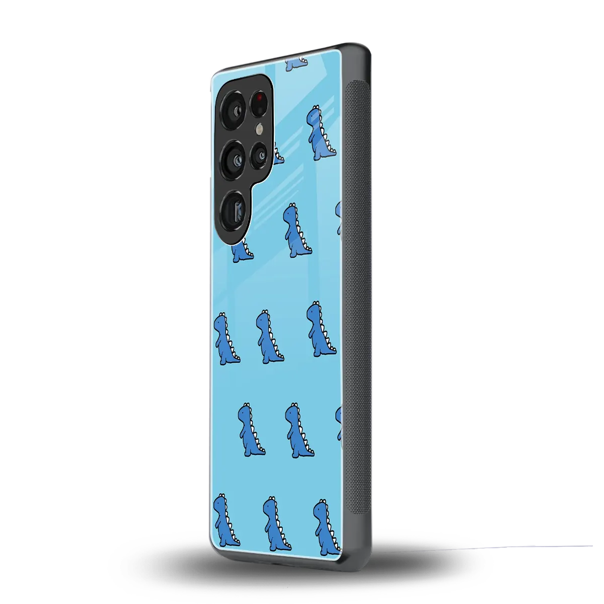 Dino Blue samsung galaxy s26 ultra mobile cover | shockproof glass phone case