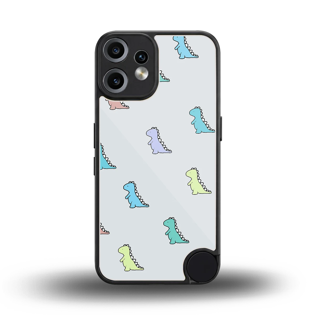 Dino back phone cover | glass case for cmf nothing phone 2 pro