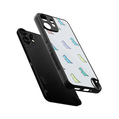 Dino sleek cmf nothing phone 2 pro cover with tempered glass back and TPU edges