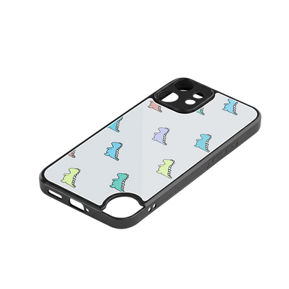 Dino stylish phone case for cmf nothing phone 2 pro | glossy glass and slim fit