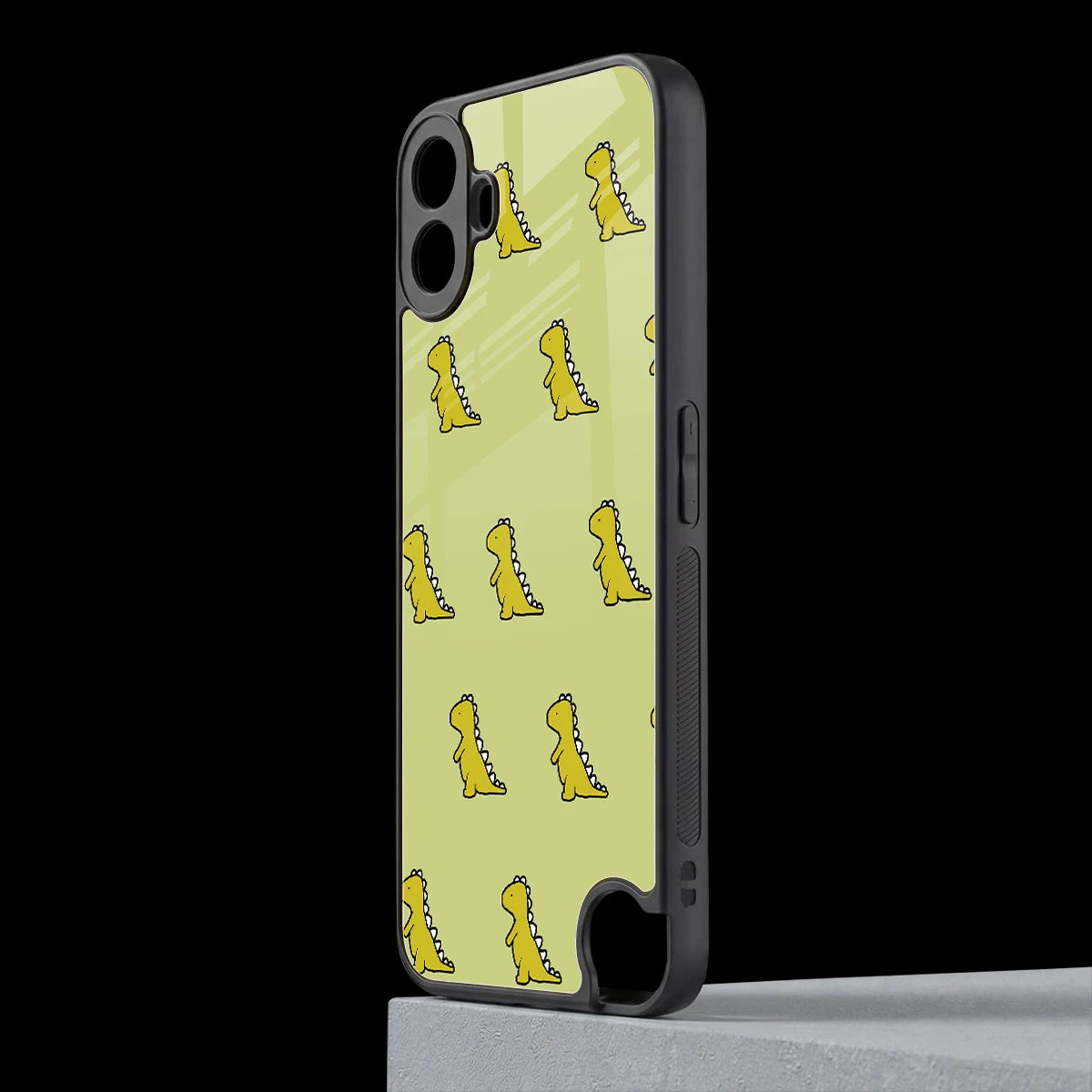 Dino Golden cmf nothing phone 1 mobile cover | shockproof glass phone case