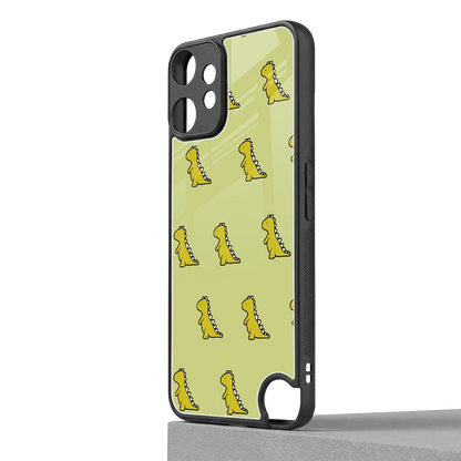 Dino Golden cmf nothing phone 2 pro mobile cover | shockproof glass phone case