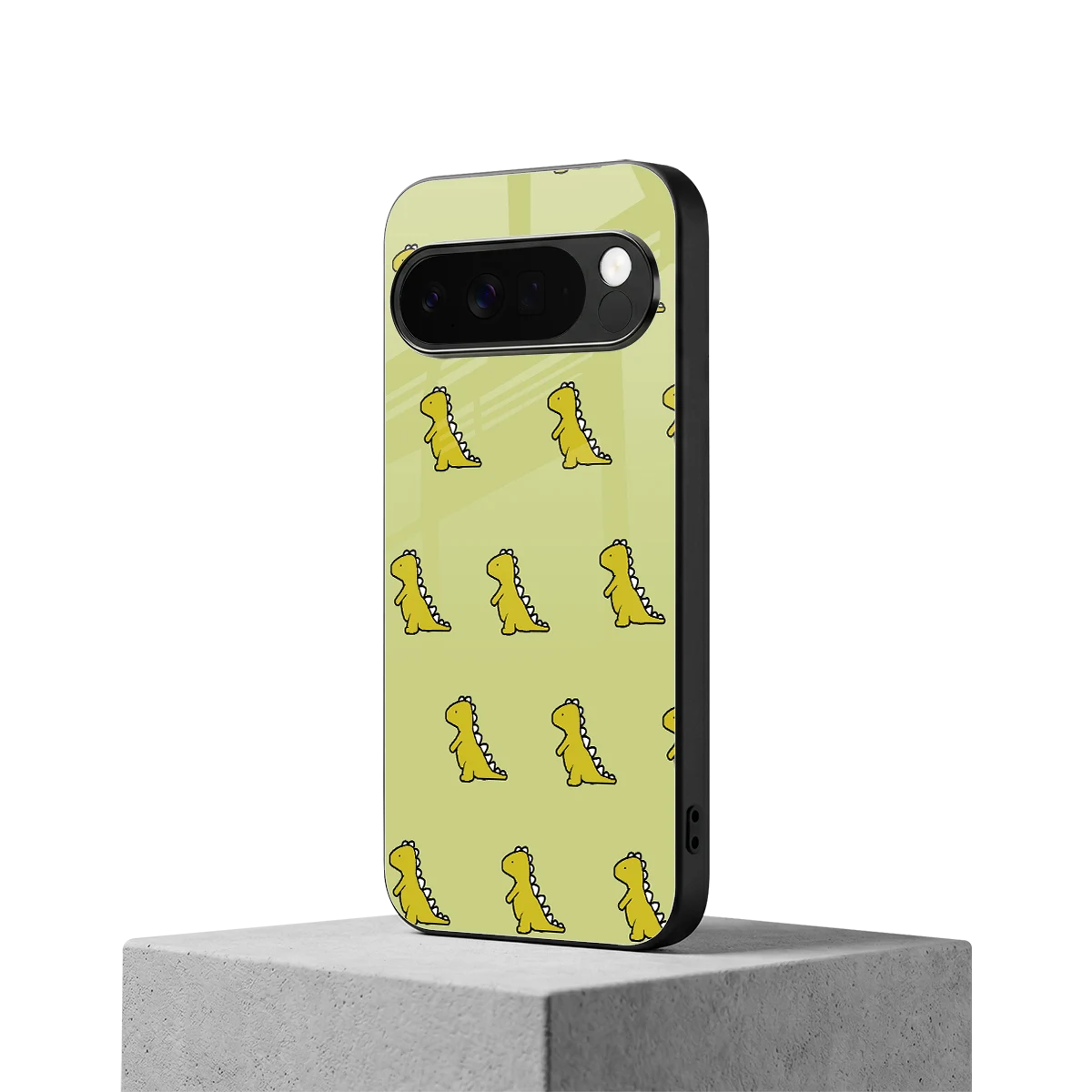 Dino Golden google pixel 10 pro xl mobile cover | shockproof glass phone case