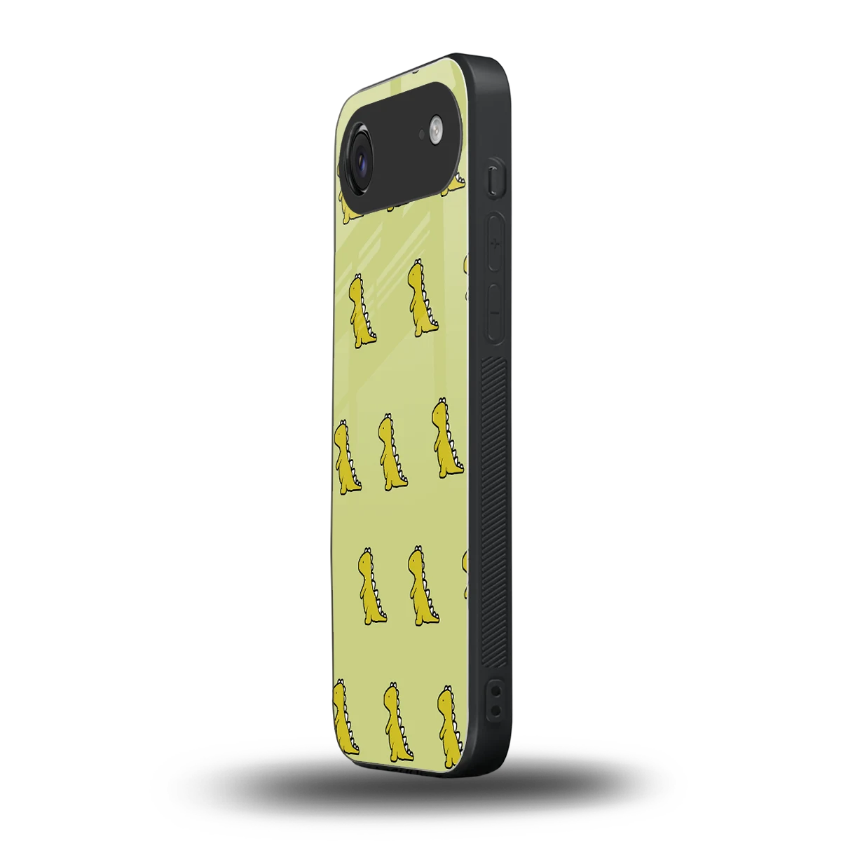 Dino Golden iphone air mobile cover | shockproof glass phone case
