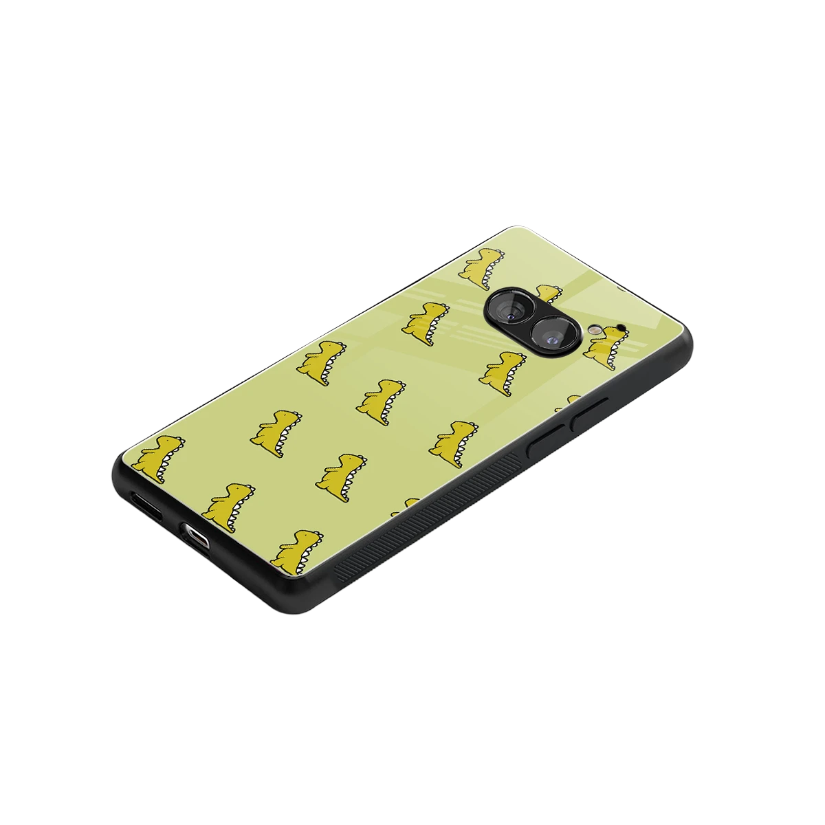 Dino Golden stylish phone case for nothing phone 2a plus | glossy glass and slim fit