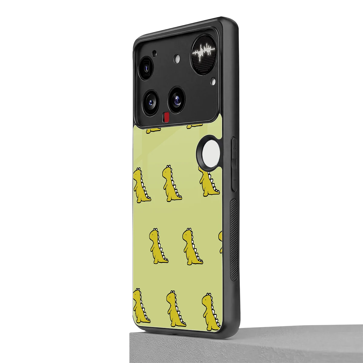 Dino Golden nothing phone 3 mobile cover | shockproof glass phone case