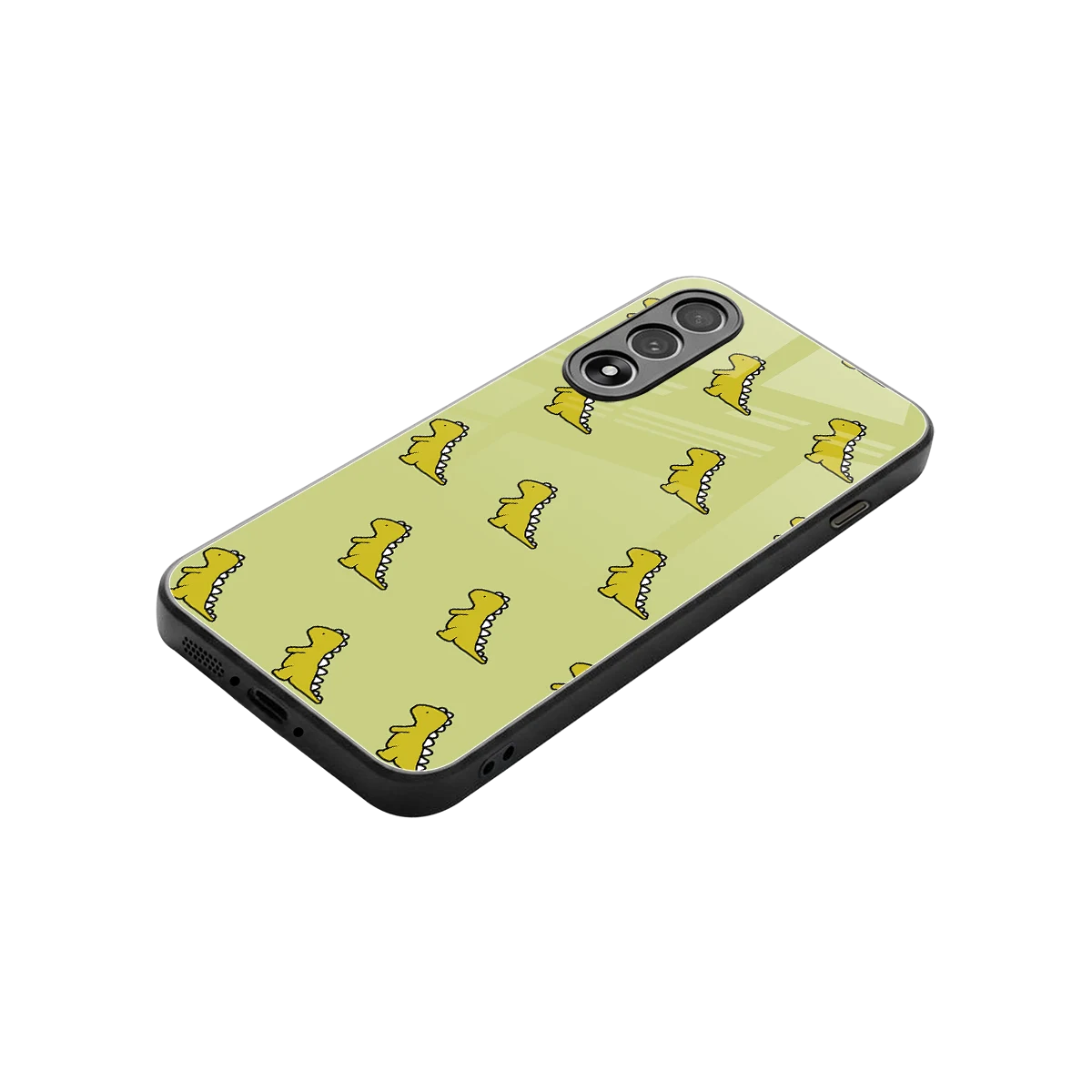 Dino Golden stylish phone case for oneplus nord 5 | glossy glass and slim fit