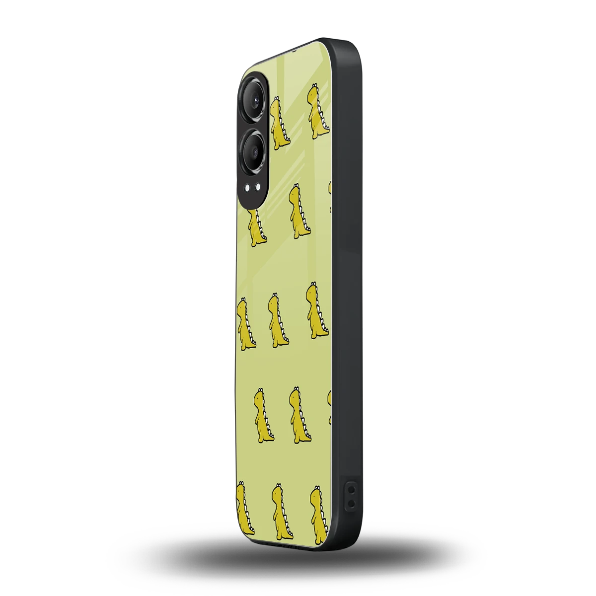 Dino Golden oneplus nord ce 4 lite mobile cover | shockproof glass phone case