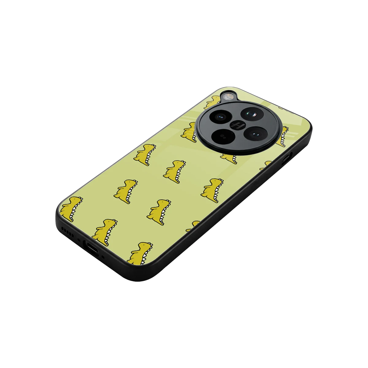 Dino Golden stylish phone case for oppo find x8 | glossy glass and slim fit