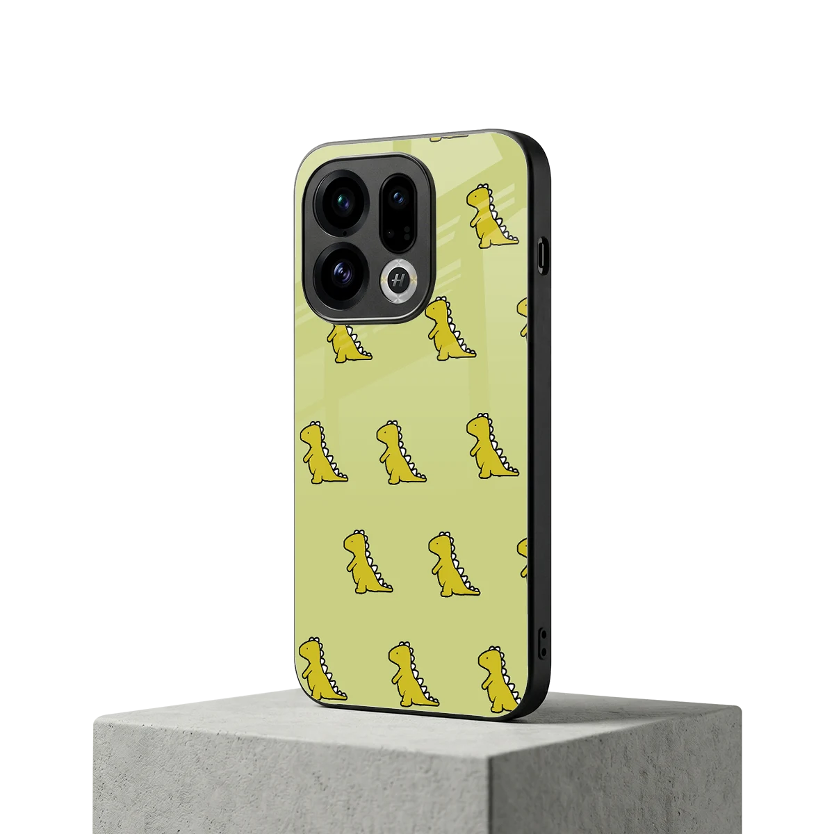 Dino Golden oppo find x9 mobile cover | shockproof glass phone case