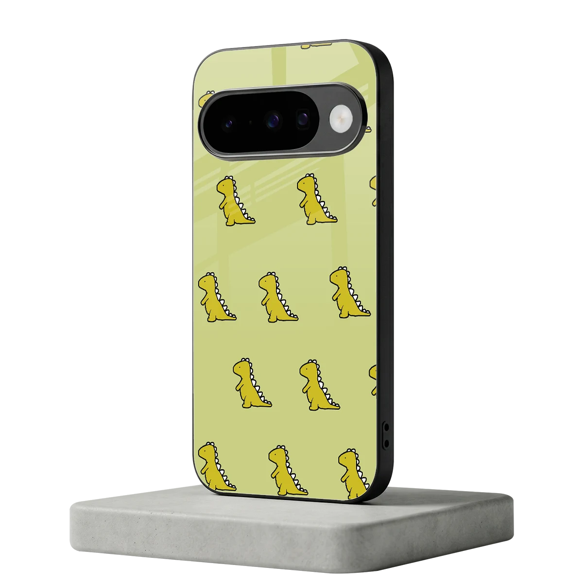 Dino Golden google pixel 10 mobile cover | shockproof glass phone case