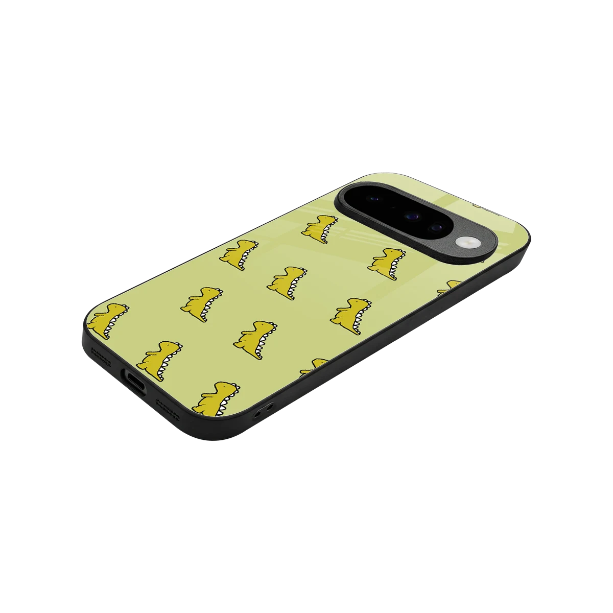 Dino Golden stylish phone case for google pixel 10 | glossy glass and slim fit