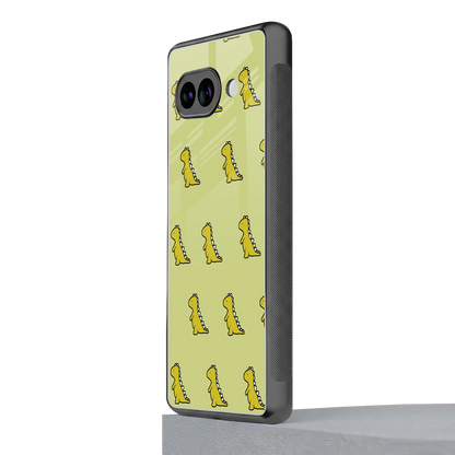Dino Golden google pixel 10a mobile cover | shockproof glass phone case