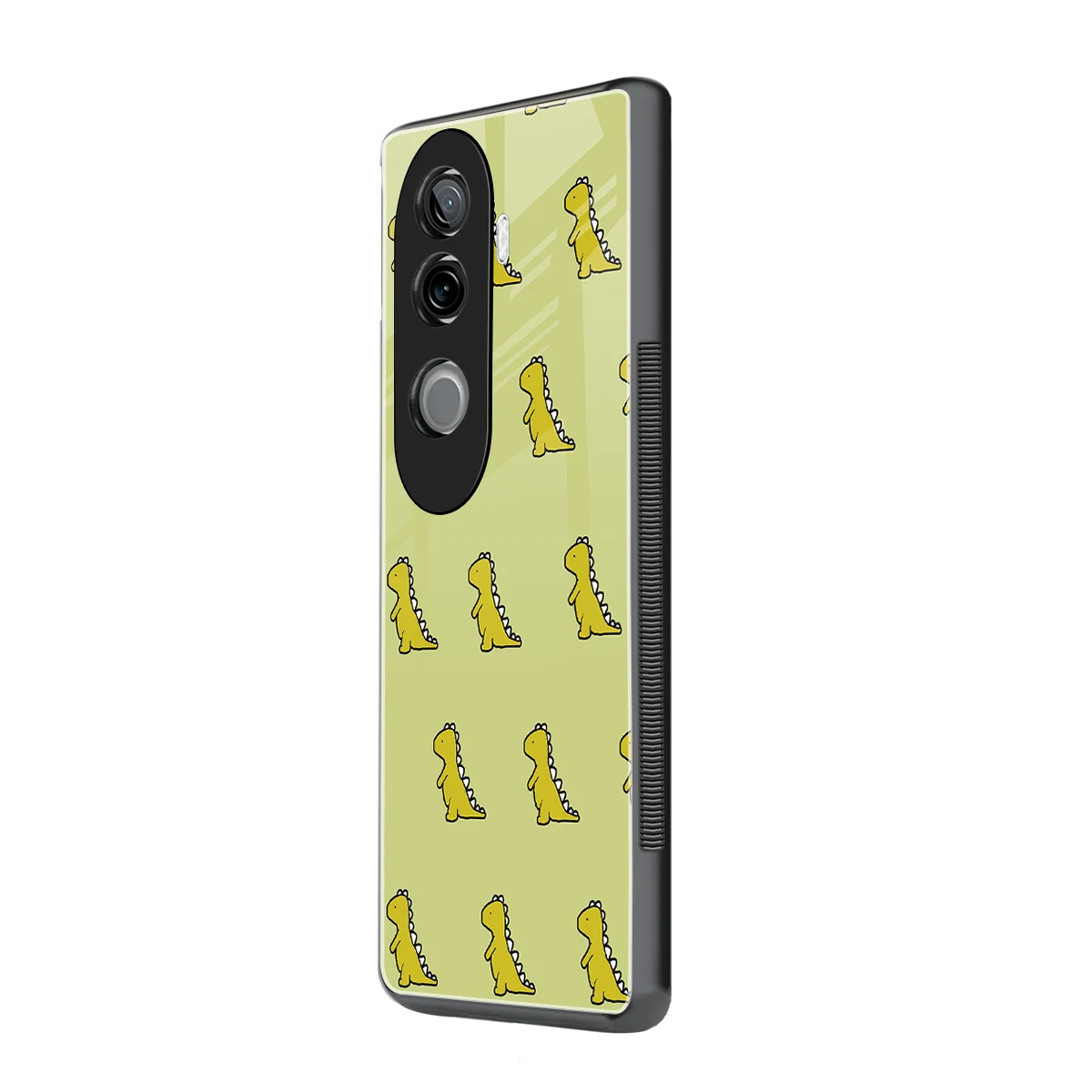 Dino Golden vivo v40e mobile cover | shockproof glass phone case