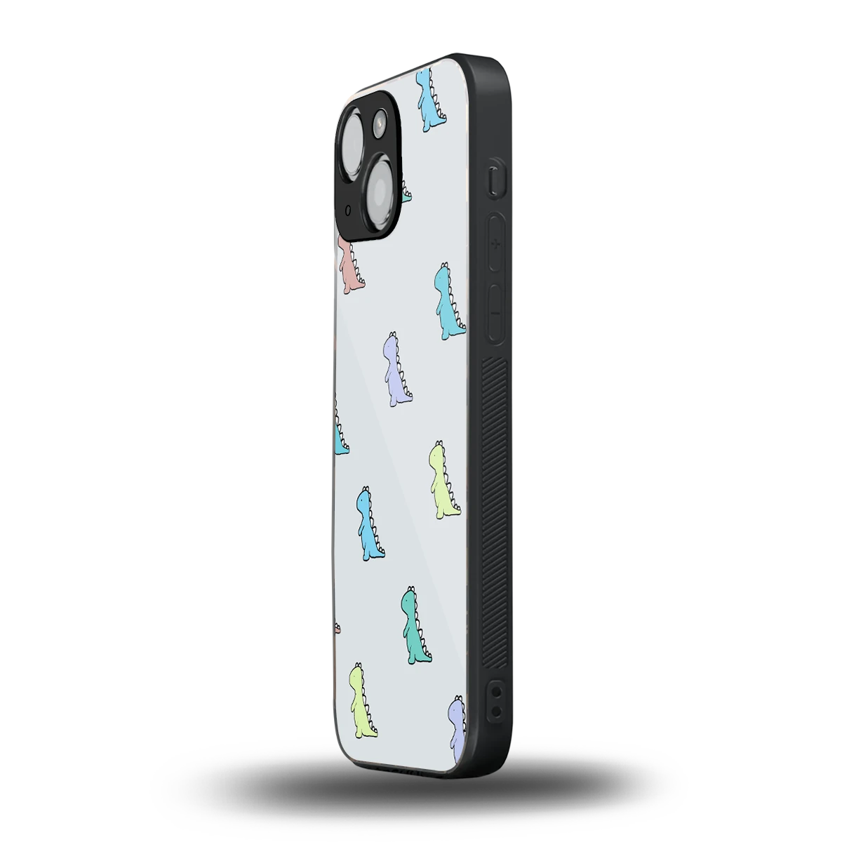 Dino iphone 12 mini mobile cover | shockproof glass phone case