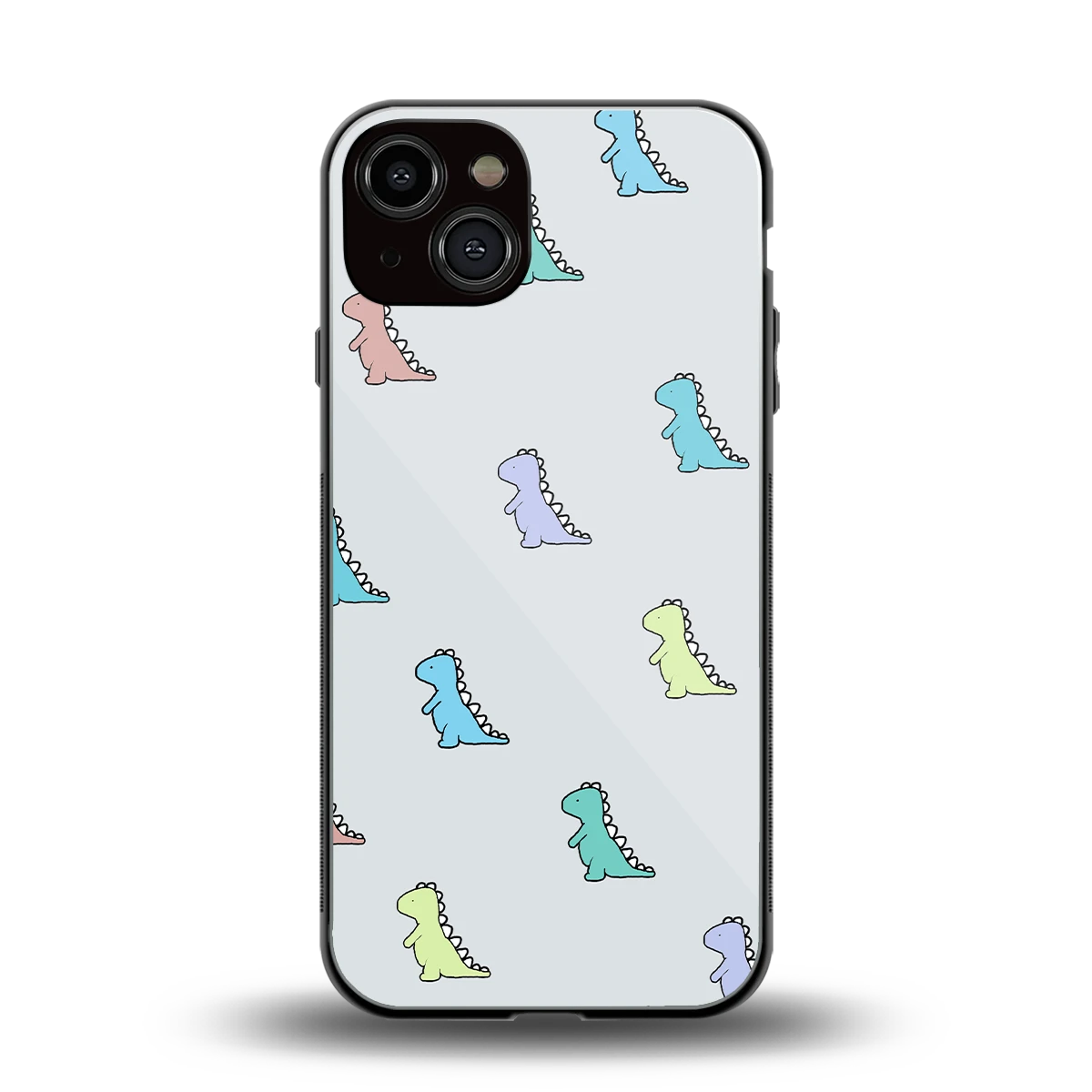 Dino back phone cover | glass case for iphone 14