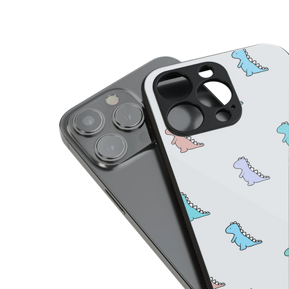 Dino stylish phone case for iphone 8 | glossy glass and slim fit