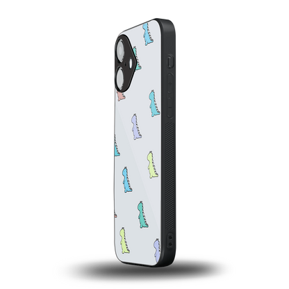 Dino Phone Case for Iphone 16 | Glass Case