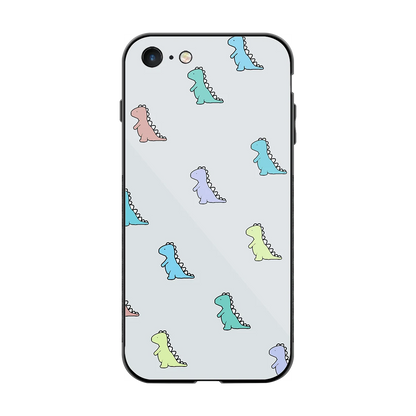 Dino back phone cover | glass case for iphone 8