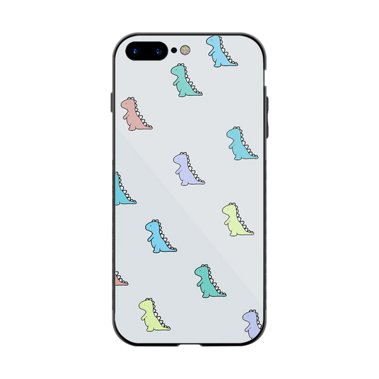 Dino back phone cover | glass case for iphone 7 plus