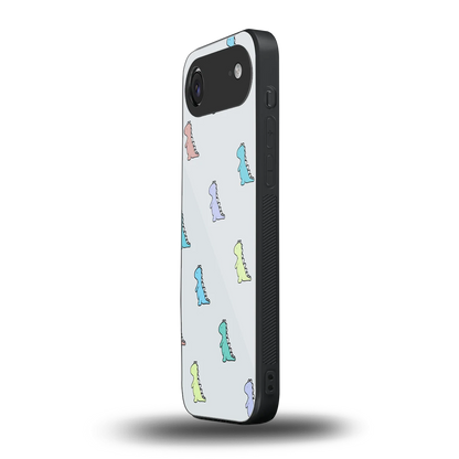 Dino iphone air mobile cover | shockproof glass phone case