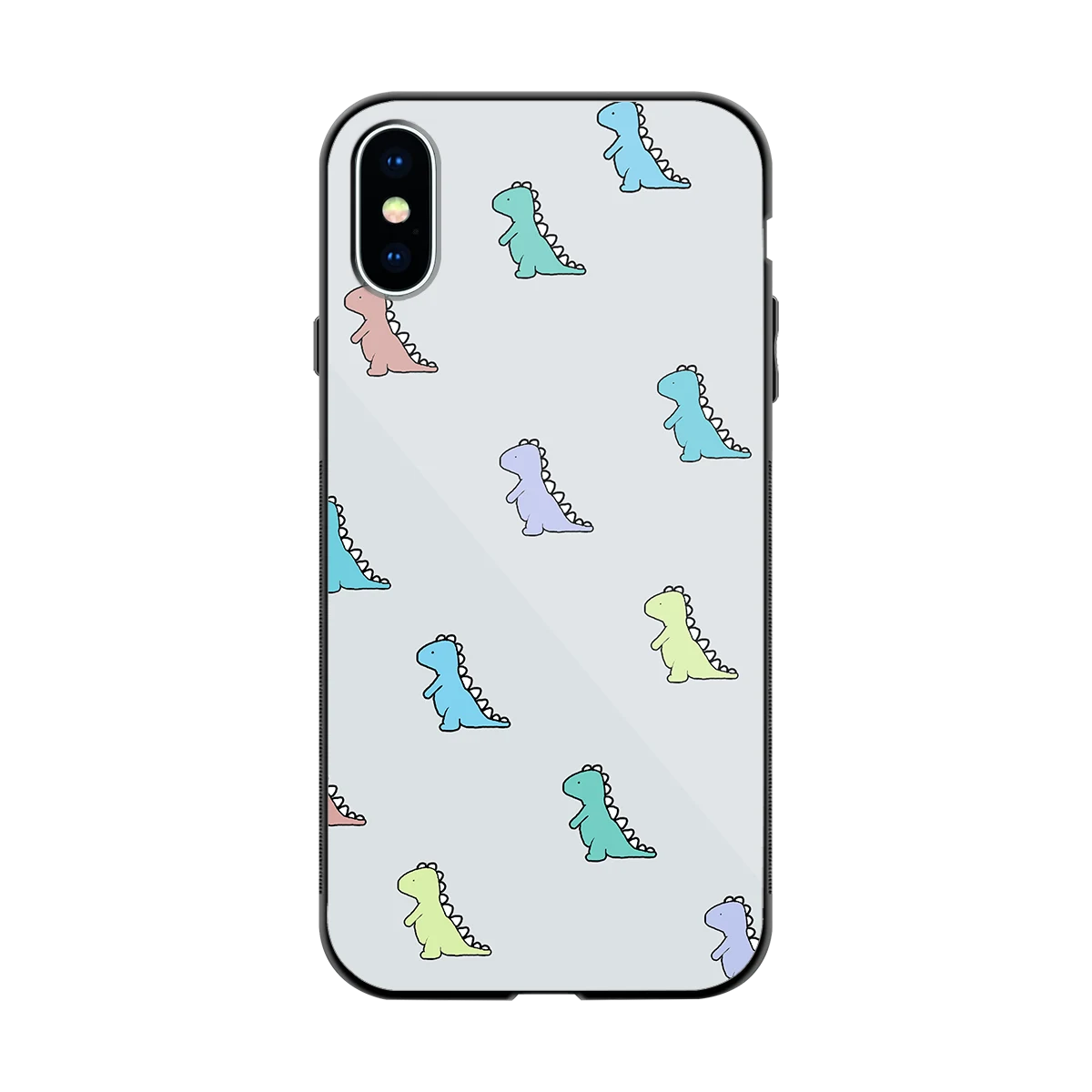 Dino back phone cover | glass case for iphone xs