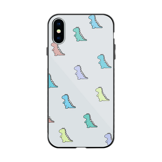 Dino back phone cover | glass case for iphone xs