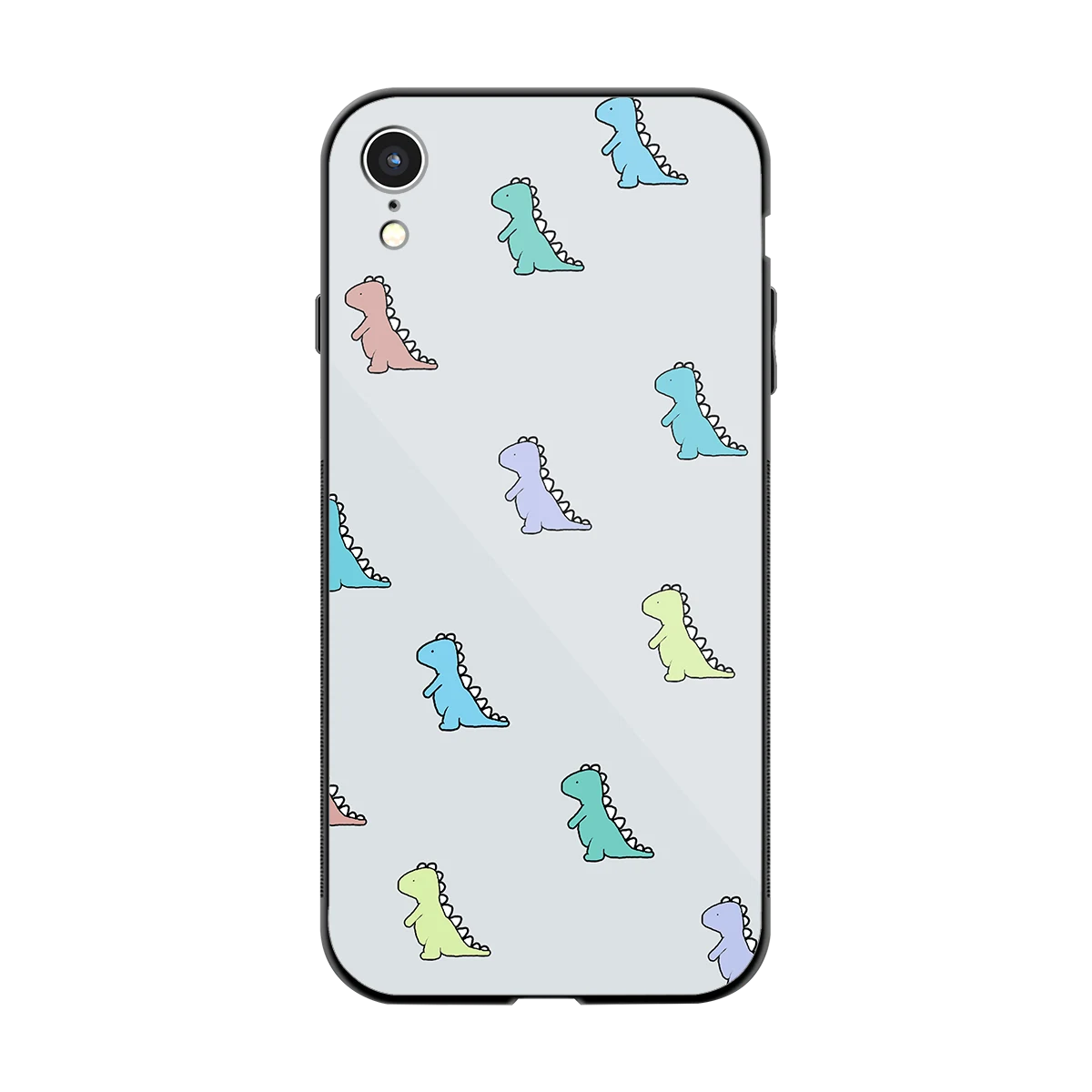 Dino back phone cover | glass case for iphone xr