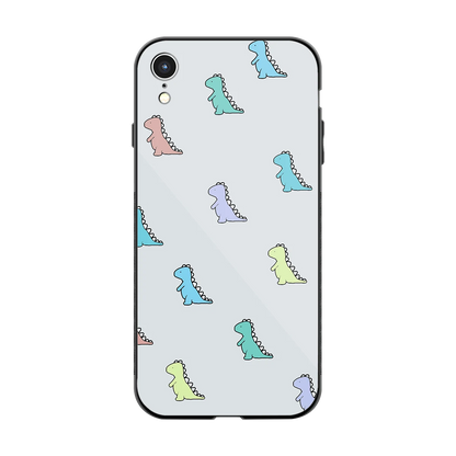 Dino back phone cover | glass case for iphone xr