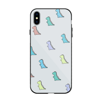 Dino back phone cover | glass case for iphone xs max