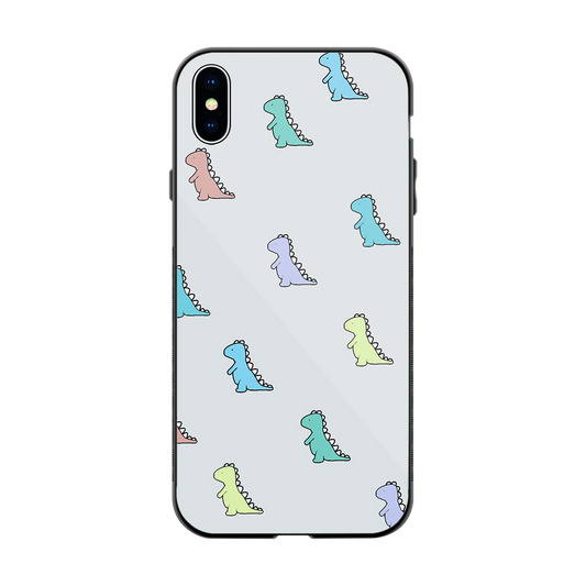 Dino back phone cover | glass case for iphone xs max