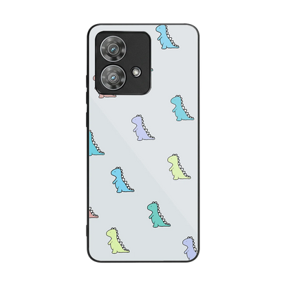 Dino back phone cover | glass case for motorola edge 40 neo 5g