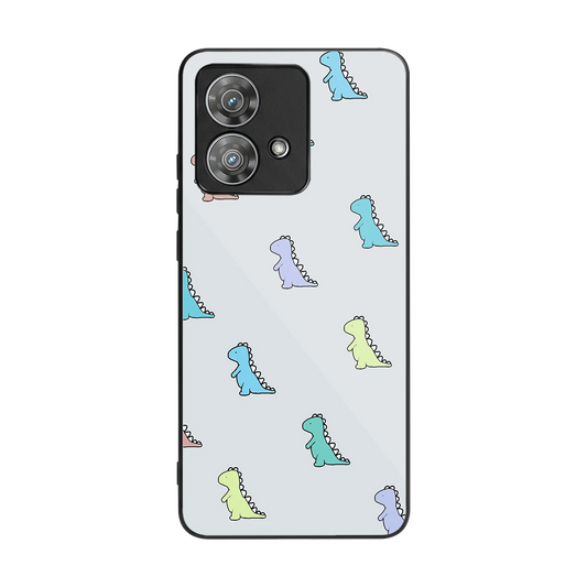Dino back phone cover | glass case for motorola edge 40 neo 5g