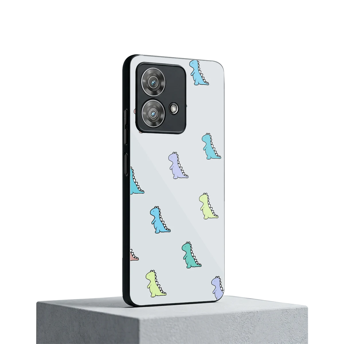 Dino motorola edge 40 neo 5g mobile cover | shockproof glass phone case