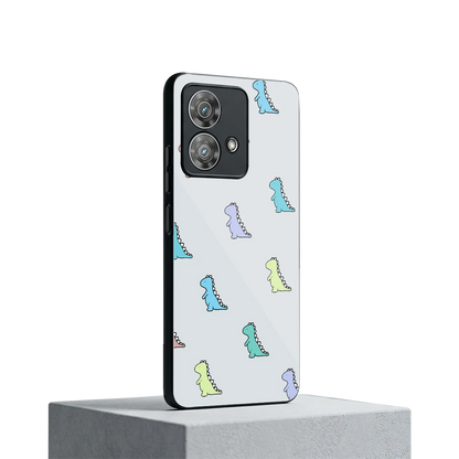 Dino motorola edge 40 neo 5g mobile cover | shockproof glass phone case