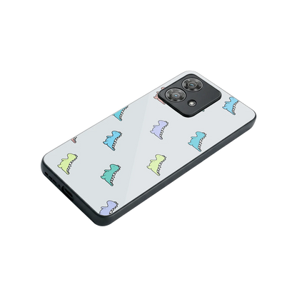 Dino stylish phone case for motorola edge 40 neo 5g | glossy glass and slim fit