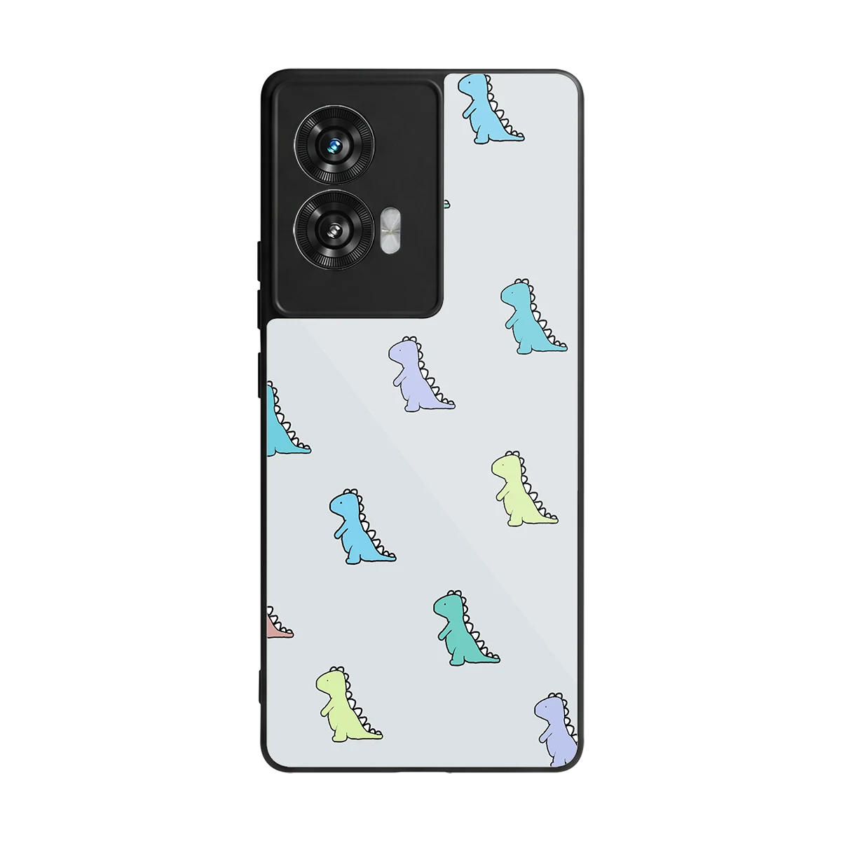 Dino back phone cover | glass case for motorola edge 50 fusion