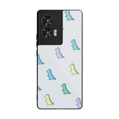 Dino back phone cover | glass case for motorola edge 50 fusion